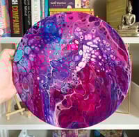 Thick Strawberry Goo Fluid Art Painting