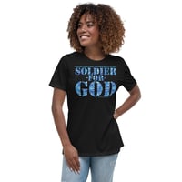 Image 7 of Soldier For God ICE Women's Relaxed T-Shirt