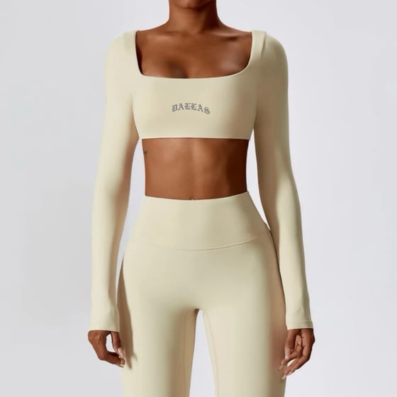 Image of DALLAS WORKOUT SET (CREAM)