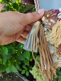 Image 7 of Chilean Bag -Cream fringes and strap