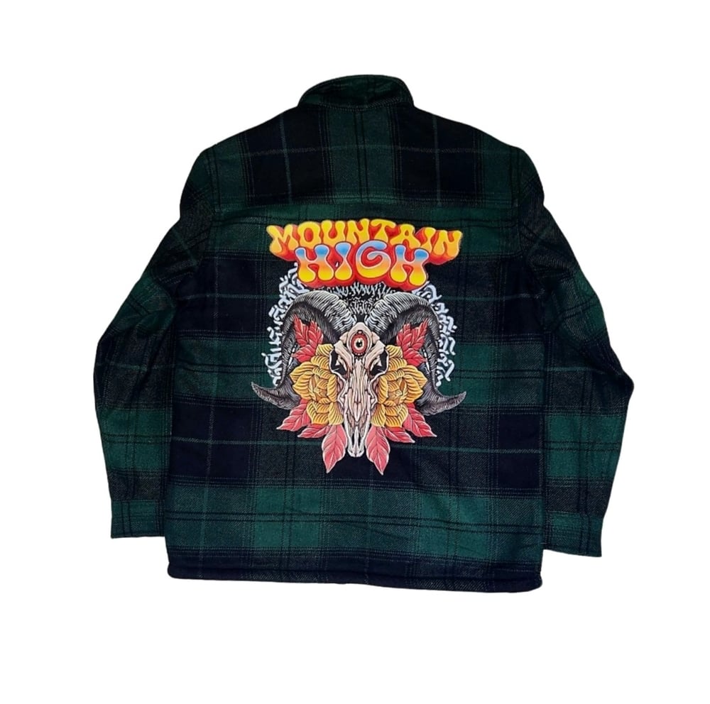 Image of MH Flannel Jacket - GREEN