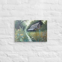 Rust and Bloom Canvas