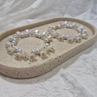 Image 2 of Pearl & Floral Bracelet