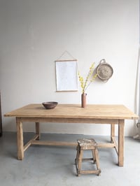Image 1 of La table de ferme en chêne 