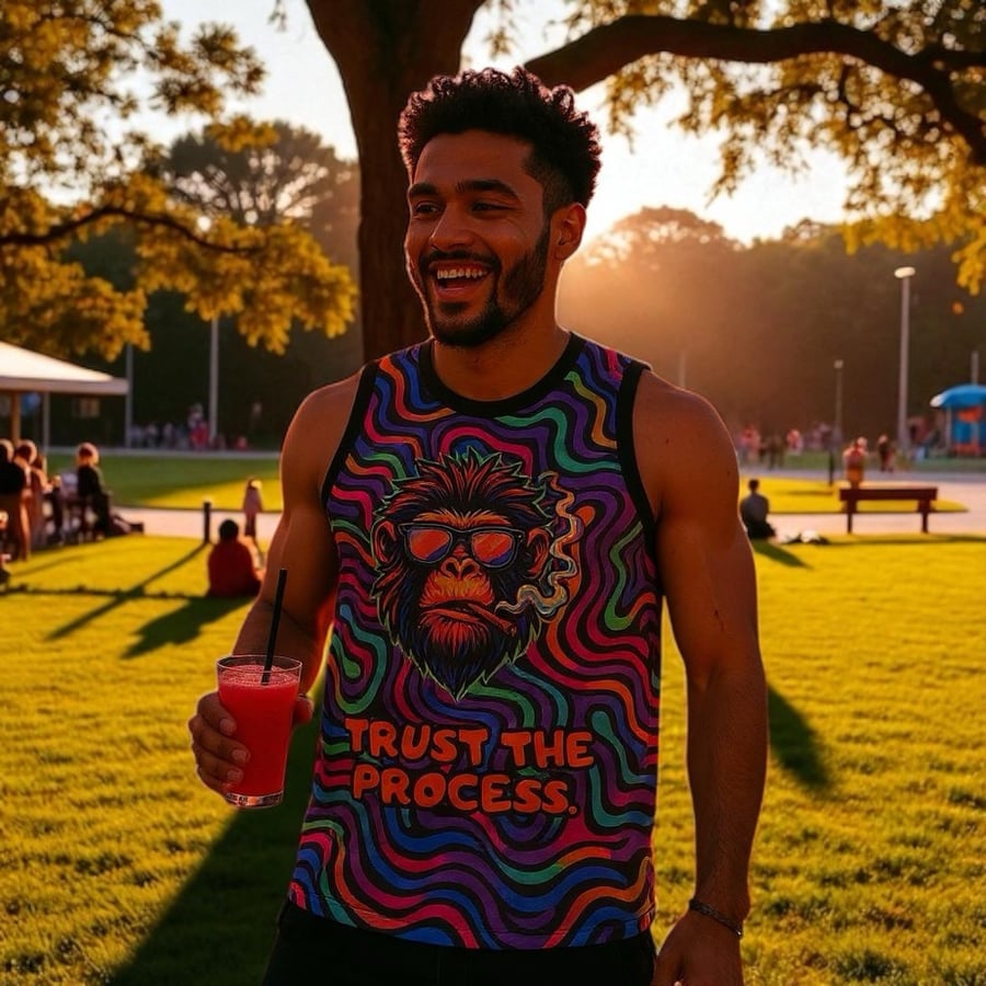 Image of BASKETBALL JERSEY - Heady Ape - Trust The Process