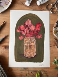 Image 1 of Sweet Peas Fine Art Print 
