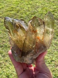 Image 9 of Smoky Citrine Points Cluster #1877