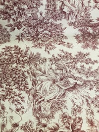 Image 3 of Loneta - Toile de Jouy - Granate - 10€/m