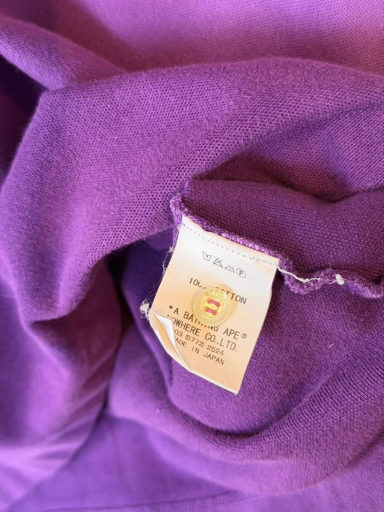 Image of Bape Purple Gradient Polo