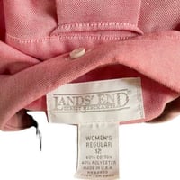 Image 3 of Vintage Lands End Direct Merchants Button Up Shirt- Size 12 Regular   