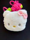 Pink Hello Kitty phone clip w strap 