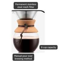 Image 2 of Bodum 17oz Pour Over Coffee Maker