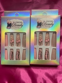 Nails - Long (Pink Cherry)