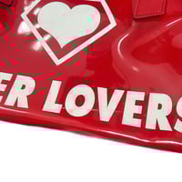 Image 4 of Super Lovers red vinyl bag