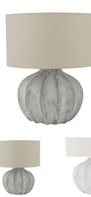 Image of RIPPLE STONE EFFECT TABLE LAMP