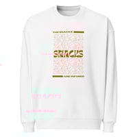 Image 4 of The Snacks Are Infused Unisex Organic Oversized Sweatshirt