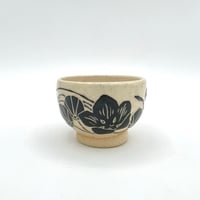 Image 1 of mini bowl, black nasturtium 