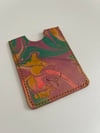 Marbled Cardholder (Purple/Green)