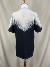 Image 3 of AC/DC two tone bleach dyed crew neck cap sleeve rocker t-shirt