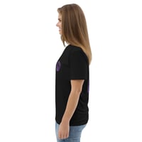 Image 3 of Purple Moon Unisex Organic Cotton T-shirt