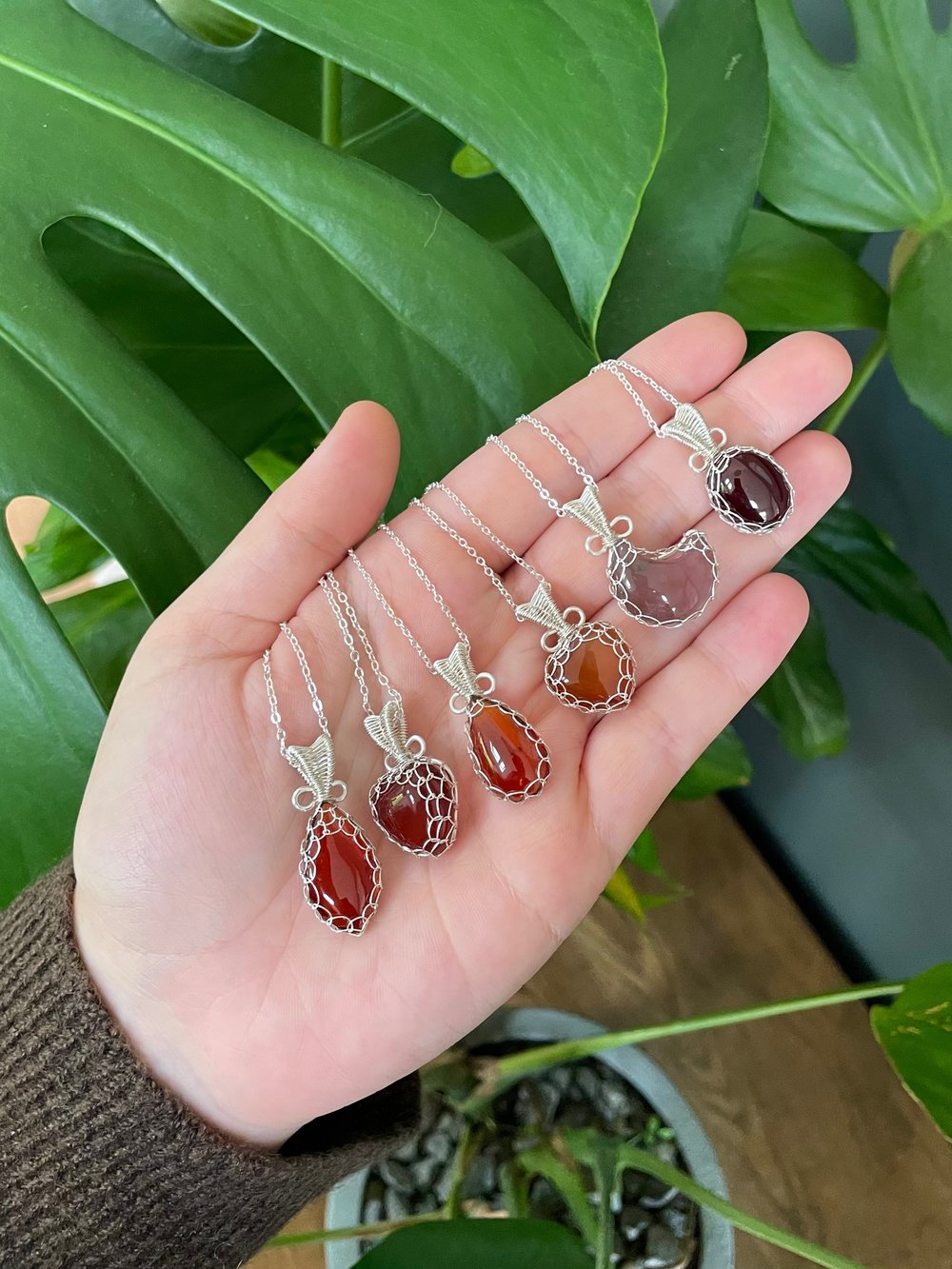 autumn hue necklaces!