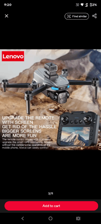 HD Avoiding Obstacle with Larger Screen Remote Control Folding Brushless Drone