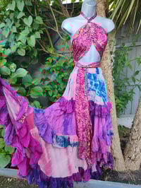 Image 7 of Wanderlust maxi skirt / bandeau dress -pink sands  8-16 uk