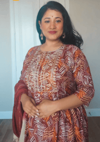 Image 1 of Aruna_Soft Rayon Kurtha Set (Naira Cut)_D#0001