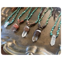 Image 4 of Ariella Necklaces - Turquoise and Quartz