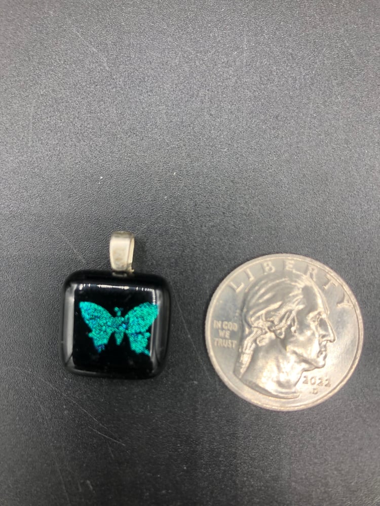 Image of Dichroic image pendant 019