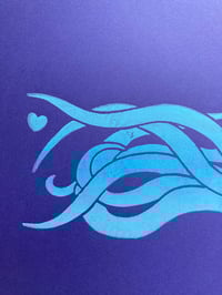 Image 7 of 'A Little Swept Up' blockprints