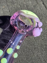 Image 4 of Purple X Slyme Honeycomb Pipe 