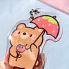 Strawbeary Keychain