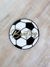 Soccer Ball Name Plaque
