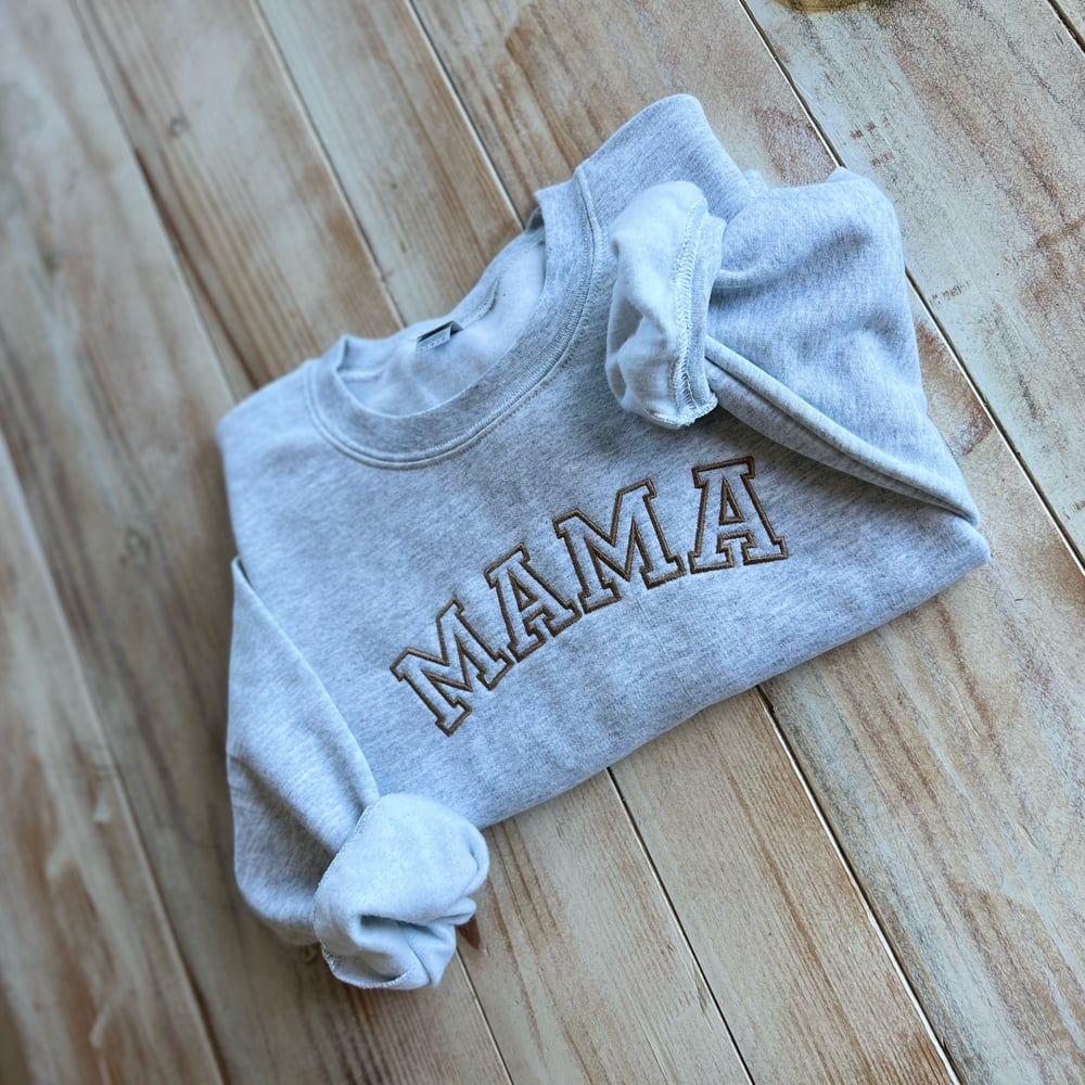 Image of Varsity letter mama crewneck 