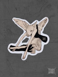 Image 1 of WINGED FAWN sticker