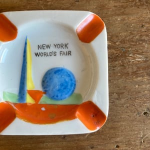 Image of New York World's Fair Handpainted Ashtray