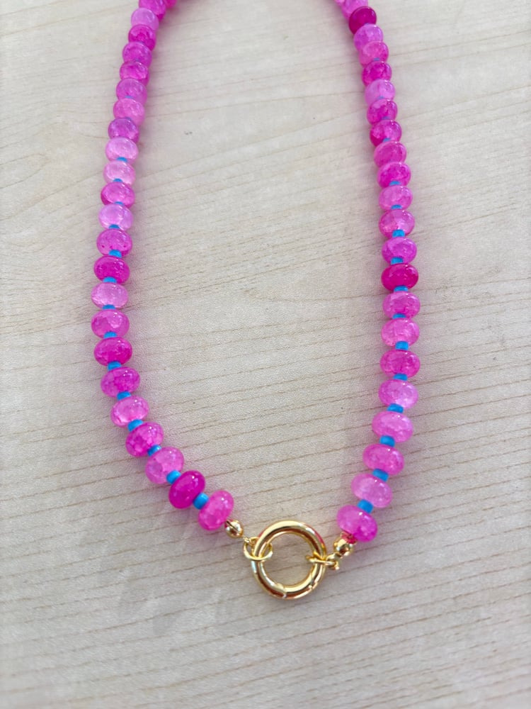 Image of Elka - Hot Pink + Blue