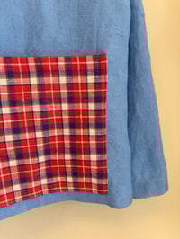 Image 7 of Blue shirt with checks (m/l)