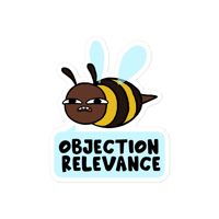 Objection Relevance Court Bee Waterproof Vinyl Decal