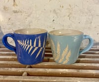 Image 4 of Fern Mug - indigo