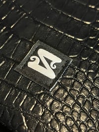 Image 3 of Black Reptile Bespoke Bank Bag