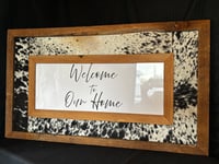 Image 4 of Welcome To Our Home Western Sign