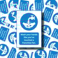 AFC Wimbledon “Hand Wash” Stickers
