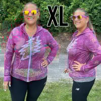 Image 5 of XL Ladies Lightweight Hoodie dusty blue