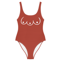 Image 1 of Tri Boob One-Piece Swimsuit