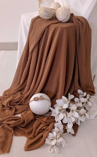 Image 1 of Newborn Headband – Cinnamon Brown Photo Prop