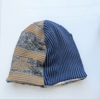 Image 4 of Upcycled Reversible Beanie Cotton Blend 14