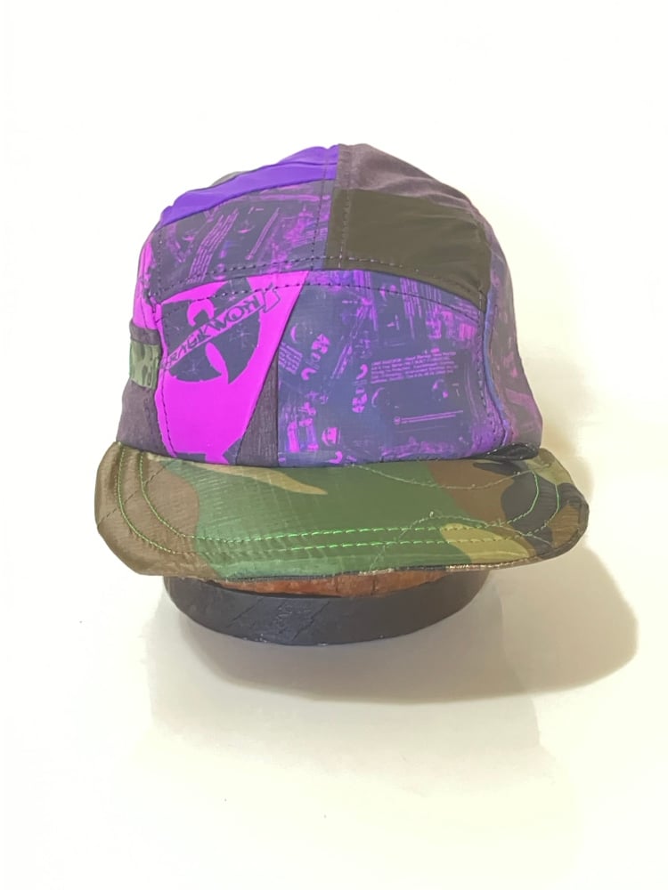 TNF Reflective Purple Tape Camo  Upcycled 5-Panel