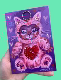 Image 1 of kitty keychain  (original)